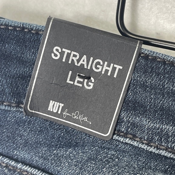 Kut From The Kloth Straight Leg Denim Jeans Indestructible Size 14 KP560MD6SF - Picture 7 of 9